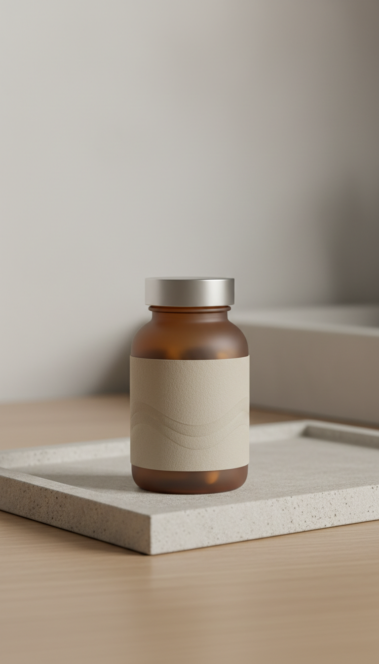 Calming omega oil supplement with chamomile extract