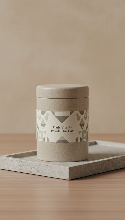 Daily vitality powder for cats with amino acids